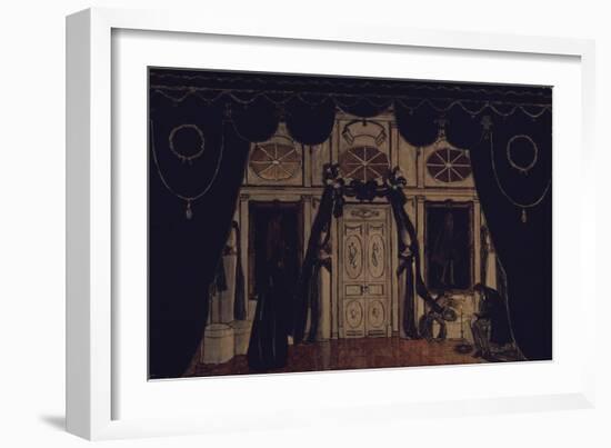 Stage Design for the Theatre Play the Masquerade by M. Lermontov, 1917-Alexander Yakovlevich Golovin-Framed Giclee Print