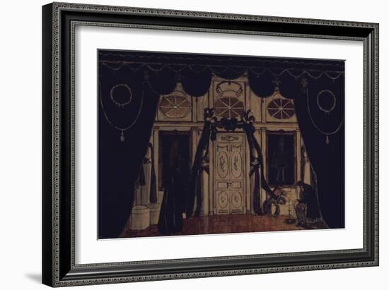 Stage Design for the Theatre Play the Masquerade by M. Lermontov, 1917-Alexander Yakovlevich Golovin-Framed Giclee Print