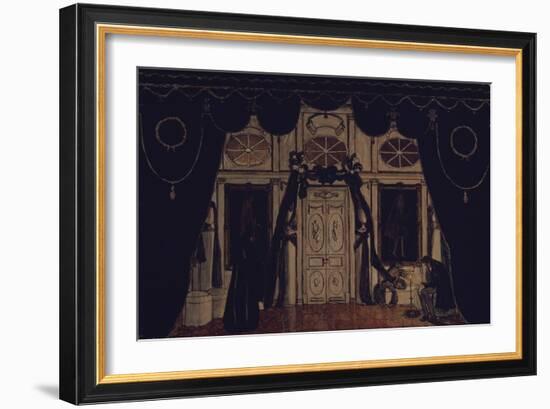 Stage Design for the Theatre Play the Masquerade by M. Lermontov, 1917-Alexander Yakovlevich Golovin-Framed Giclee Print