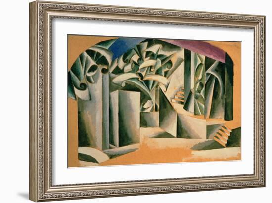 Stage Design For William Shakespeare's Play Romeo and Juliet, 1920-Liubov Sergeevna Popova-Framed Giclee Print