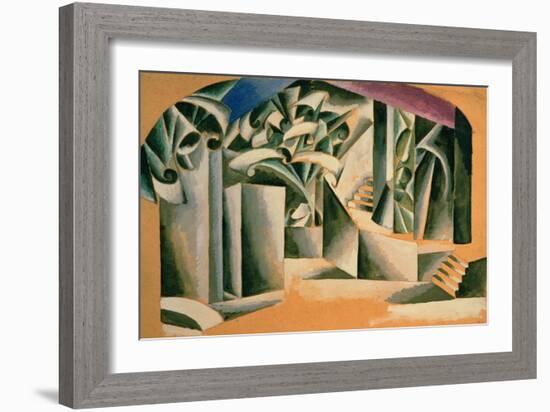 Stage Design For William Shakespeare's Play Romeo and Juliet, 1920-Liubov Sergeevna Popova-Framed Giclee Print