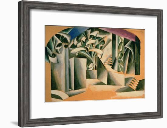 Stage Design For William Shakespeare's Play Romeo and Juliet, 1920-Liubov Sergeevna Popova-Framed Giclee Print