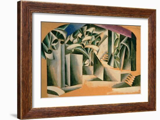 Stage Design For William Shakespeare's Play Romeo and Juliet, 1920-Liubov Sergeevna Popova-Framed Giclee Print