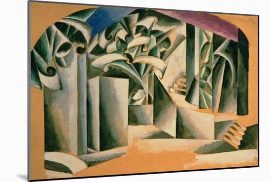 Stage Design For William Shakespeare's Play Romeo and Juliet, 1920-Liubov Sergeevna Popova-Mounted Giclee Print