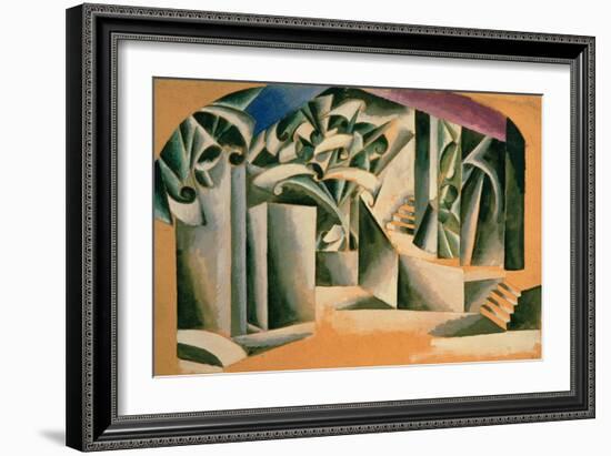 Stage Design For William Shakespeare's Play Romeo and Juliet, 1920-Liubov Sergeevna Popova-Framed Giclee Print