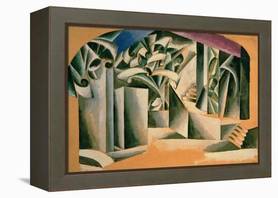 Stage Design For William Shakespeare's Play Romeo and Juliet, 1920-Liubov Sergeevna Popova-Framed Premier Image Canvas