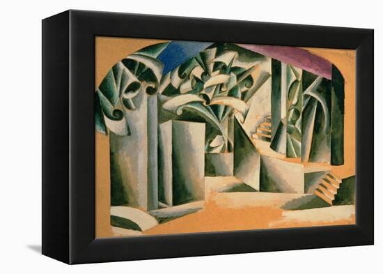 Stage Design For William Shakespeare's Play Romeo and Juliet, 1920-Liubov Sergeevna Popova-Framed Premier Image Canvas