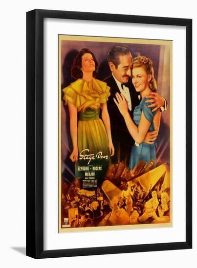 Stage Door, 1937-null-Framed Art Print