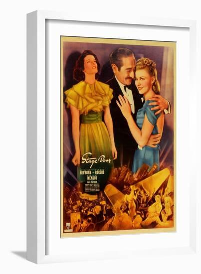 Stage Door, 1937-null-Framed Art Print