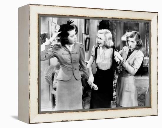 Stage Door, from Left, Ann Miller, Ginger Rogers, Lucille Ball, 1937-null-Framed Stretched Canvas