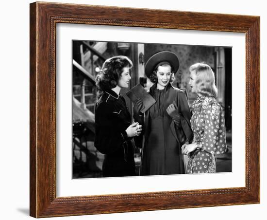 Stage Door, Katharine Hepburn, Lucille Ball, Ginger Rogers, 1937-null-Framed Photo