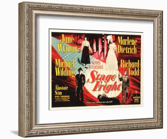 Stage Fright, 1950-null-Framed Art Print