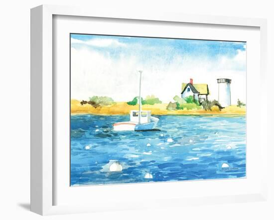 Stage Harbor Traps-Gregory Gorham-Framed Art Print