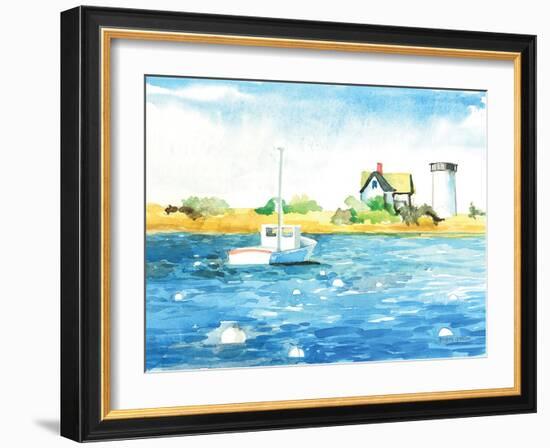 Stage Harbor Traps-Gregory Gorham-Framed Art Print