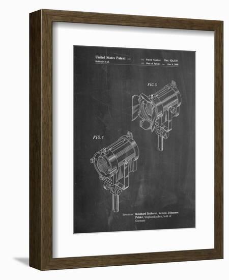 Stage Lighting Patent-Cole Borders-Framed Art Print