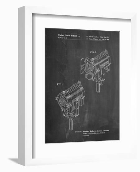 Stage Lighting Patent-Cole Borders-Framed Art Print