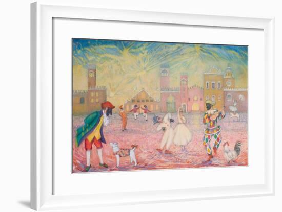 Stage of Fools 1-Silvia Pastore-Framed Giclee Print