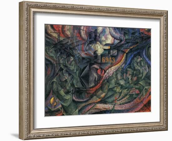 Stage of Mind: The Farewells-Umberto Boccioni-Framed Giclee Print