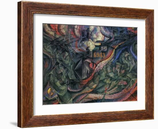 Stage of Mind: The Farewells-Umberto Boccioni-Framed Giclee Print