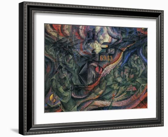 Stage of Mind: The Farewells-Umberto Boccioni-Framed Giclee Print