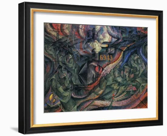 Stage of Mind: The Farewells-Umberto Boccioni-Framed Giclee Print