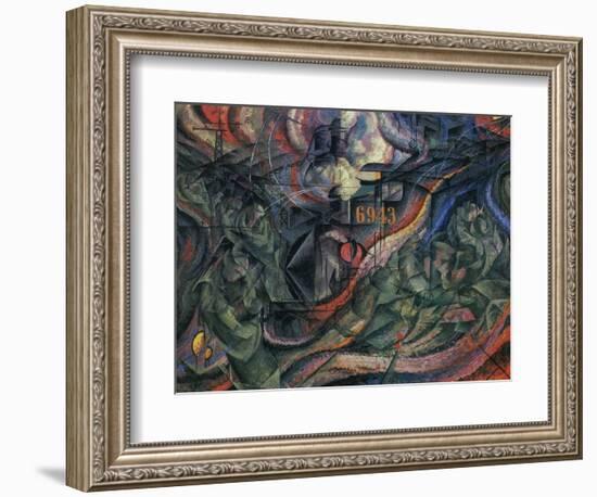 Stage of Mind: The Farewells-Umberto Boccioni-Framed Giclee Print