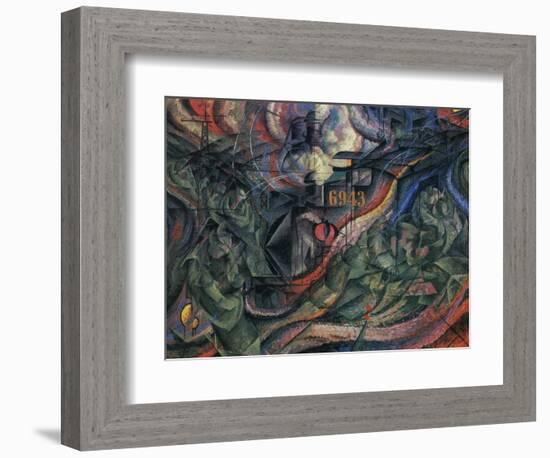 Stage of Mind: The Farewells-Umberto Boccioni-Framed Giclee Print