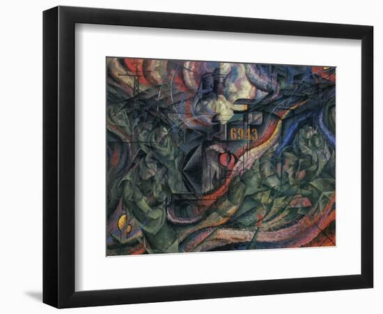 Stage of Mind: The Farewells-Umberto Boccioni-Framed Giclee Print