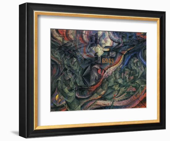 Stage of Mind: The Farewells-Umberto Boccioni-Framed Giclee Print