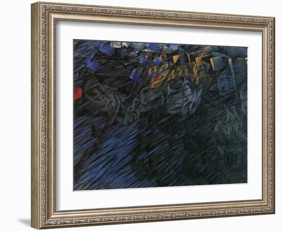 Stage of Mind: Those Who Go-Umberto Boccioni-Framed Giclee Print