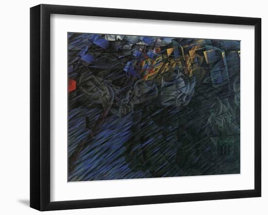 Stage of Mind: Those Who Go-Umberto Boccioni-Framed Giclee Print