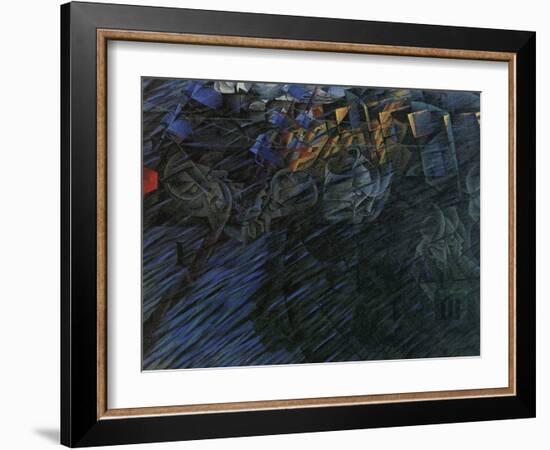 Stage of Mind: Those Who Go-Umberto Boccioni-Framed Giclee Print