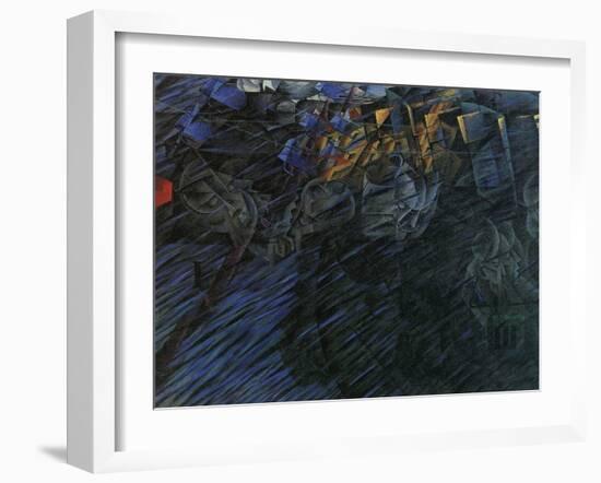 Stage of Mind: Those Who Go-Umberto Boccioni-Framed Giclee Print