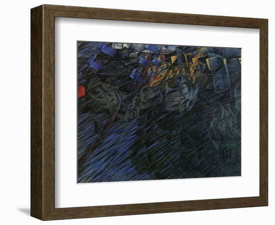 Stage of Mind: Those Who Go-Umberto Boccioni-Framed Giclee Print