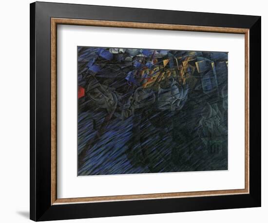 Stage of Mind: Those Who Go-Umberto Boccioni-Framed Giclee Print