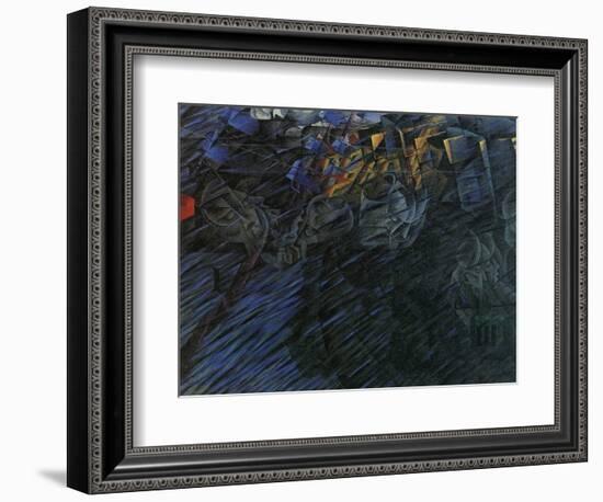 Stage of Mind: Those Who Go-Umberto Boccioni-Framed Giclee Print