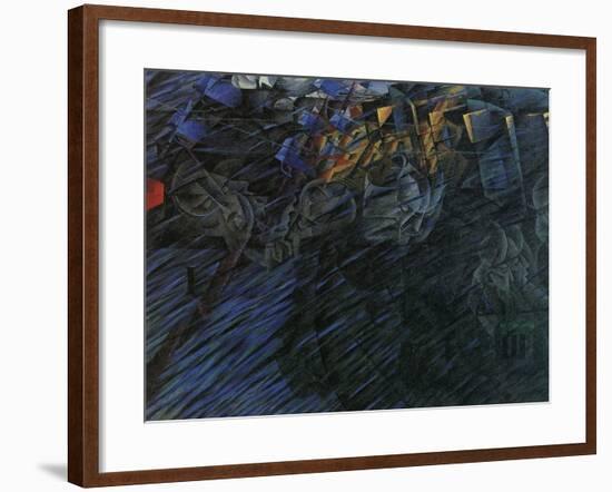 Stage of Mind: Those Who Go-Umberto Boccioni-Framed Giclee Print