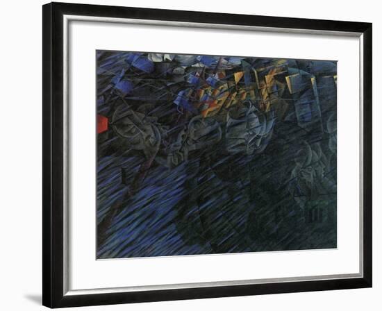 Stage of Mind: Those Who Go-Umberto Boccioni-Framed Giclee Print