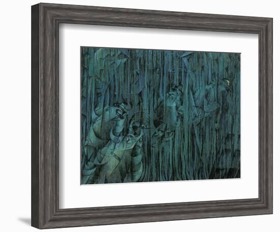 Stage of Mind: Those Who Stay-Umberto Boccioni-Framed Giclee Print