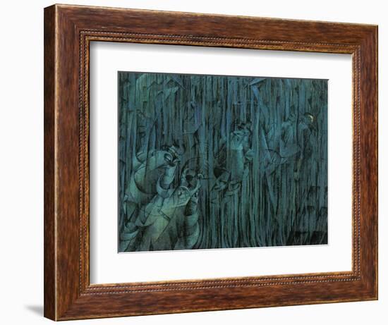 Stage of Mind: Those Who Stay-Umberto Boccioni-Framed Giclee Print