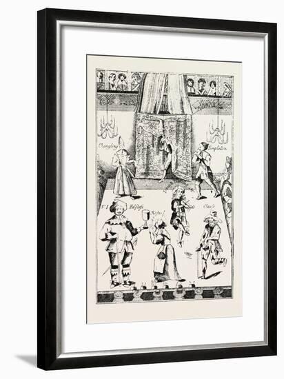 Stage of the Red Bull Theatre During the Commonwealth, London, UK, 1893-null-Framed Giclee Print