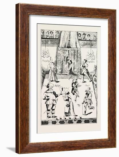 Stage of the Red Bull Theatre During the Commonwealth, London, UK, 1893-null-Framed Giclee Print