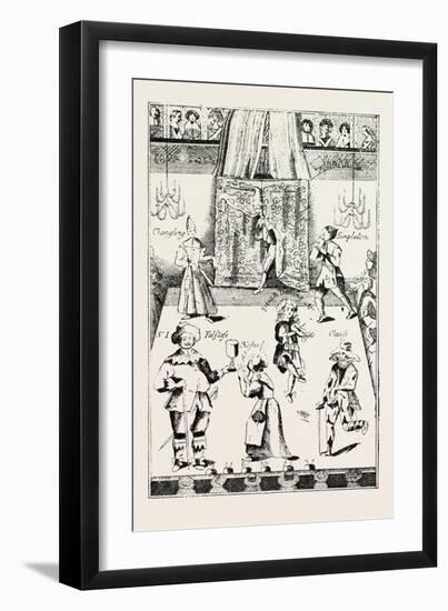 Stage of the Red Bull Theatre During the Commonwealth, London, UK, 1893-null-Framed Giclee Print