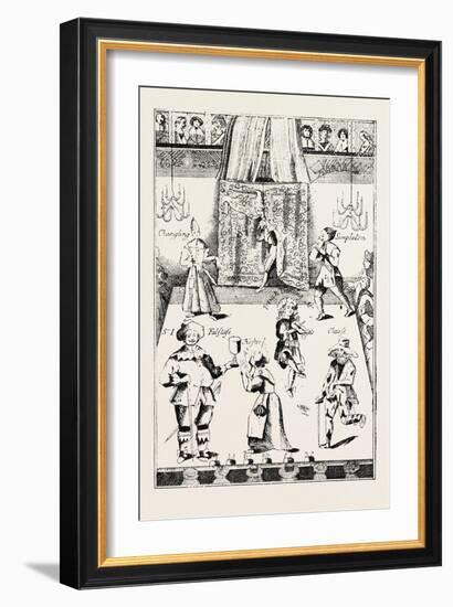 Stage of the Red Bull Theatre During the Commonwealth, London, UK, 1893-null-Framed Giclee Print