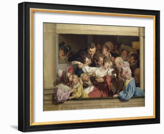 Stage on a Day of Free Entertainment: the Effect of Melodrama-Louis Leopold Boilly-Framed Giclee Print