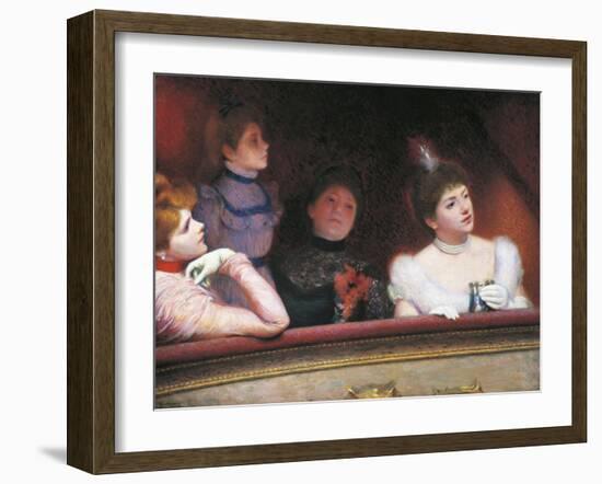 Stage or Au Theatre, 1885-1895-Federico Zandomeneghi-Framed Giclee Print