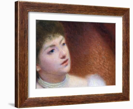 Stage or Au Theatre, 1885-1895-Federico Zandomeneghi-Framed Giclee Print