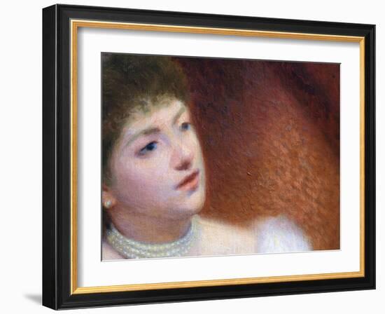 Stage or Au Theatre, 1885-1895-Federico Zandomeneghi-Framed Giclee Print