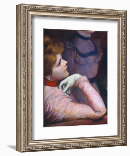 Stage or Au Theatre, 1885-1895-Federico Zandomeneghi-Framed Giclee Print