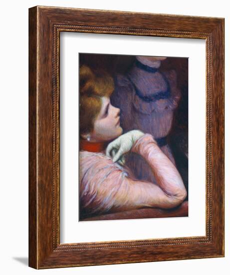 Stage or Au Theatre, 1885-1895-Federico Zandomeneghi-Framed Giclee Print